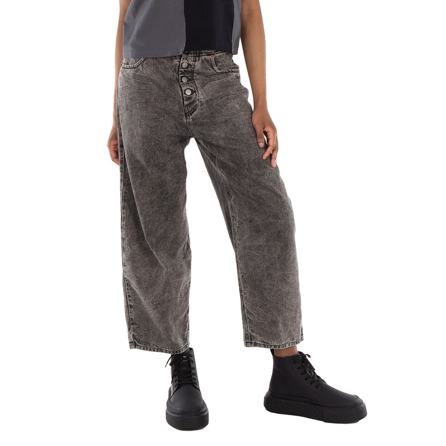 Maison Margiela High-rise Cotton Boyfriend Jeans