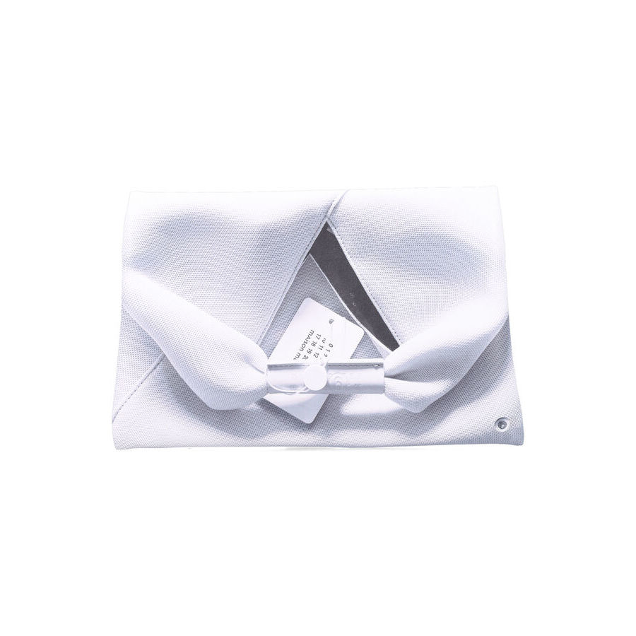 MM6 Maison Margiela Trompe Loeil Japanese Clutch White Polyester