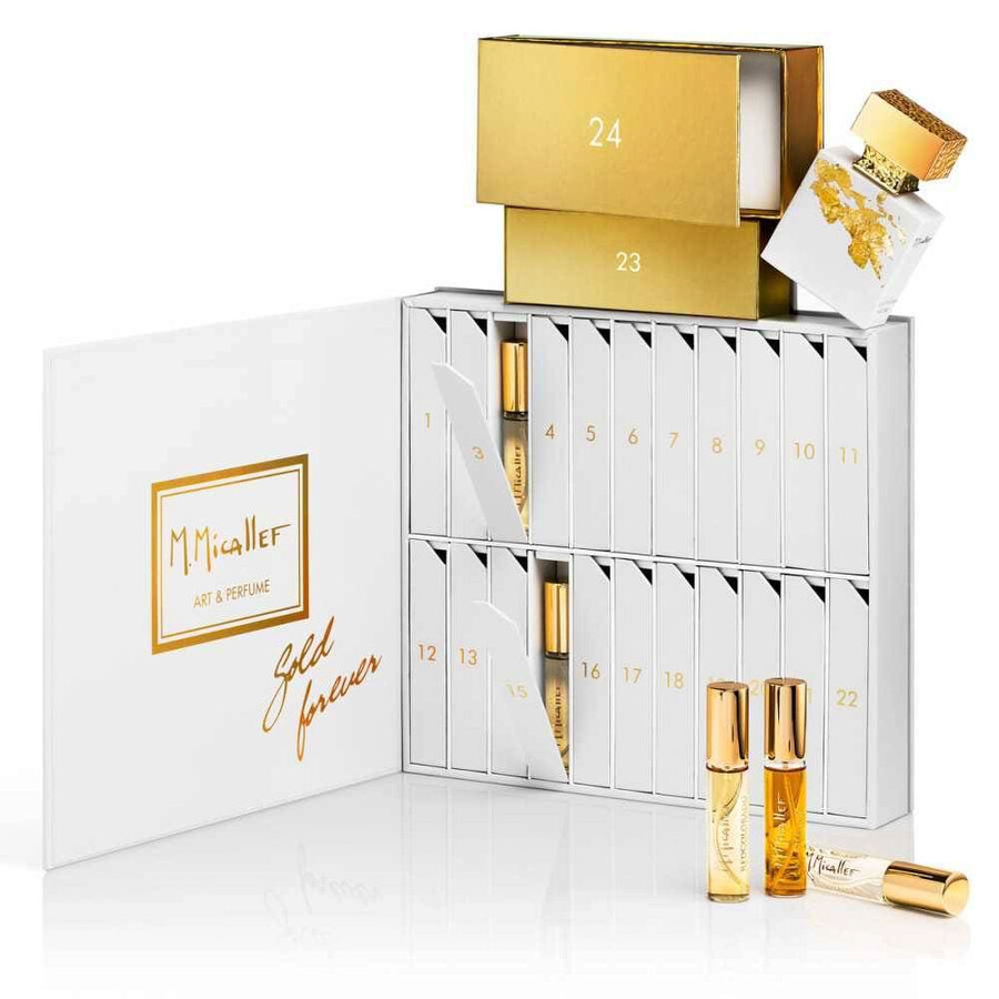 M.Micallef Unisex Advent Calendar Ylang in Gold 2023 Gift Set