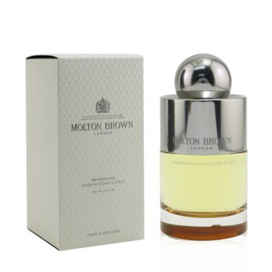 Molton Brown - Mesmerising Oudh Accord & Gold Eau De Toilette Spray 100ml / 3.3oz In Yellow/brown/green/gold Tone/black