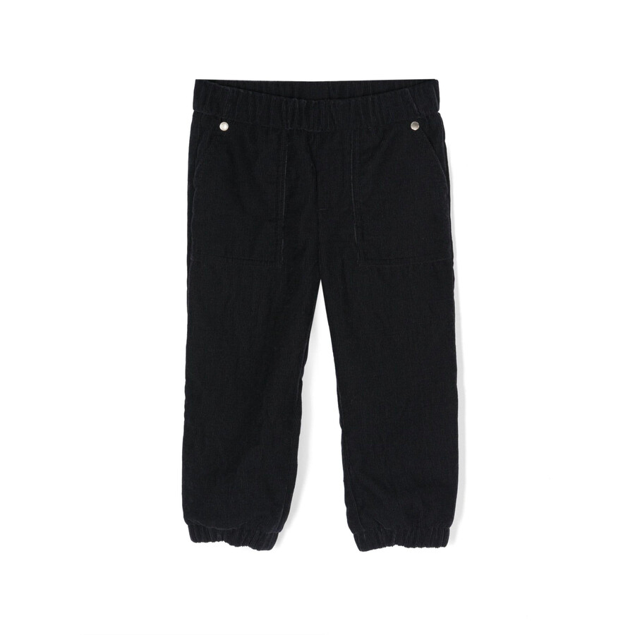 Moncler Applique Trousers In Blue
