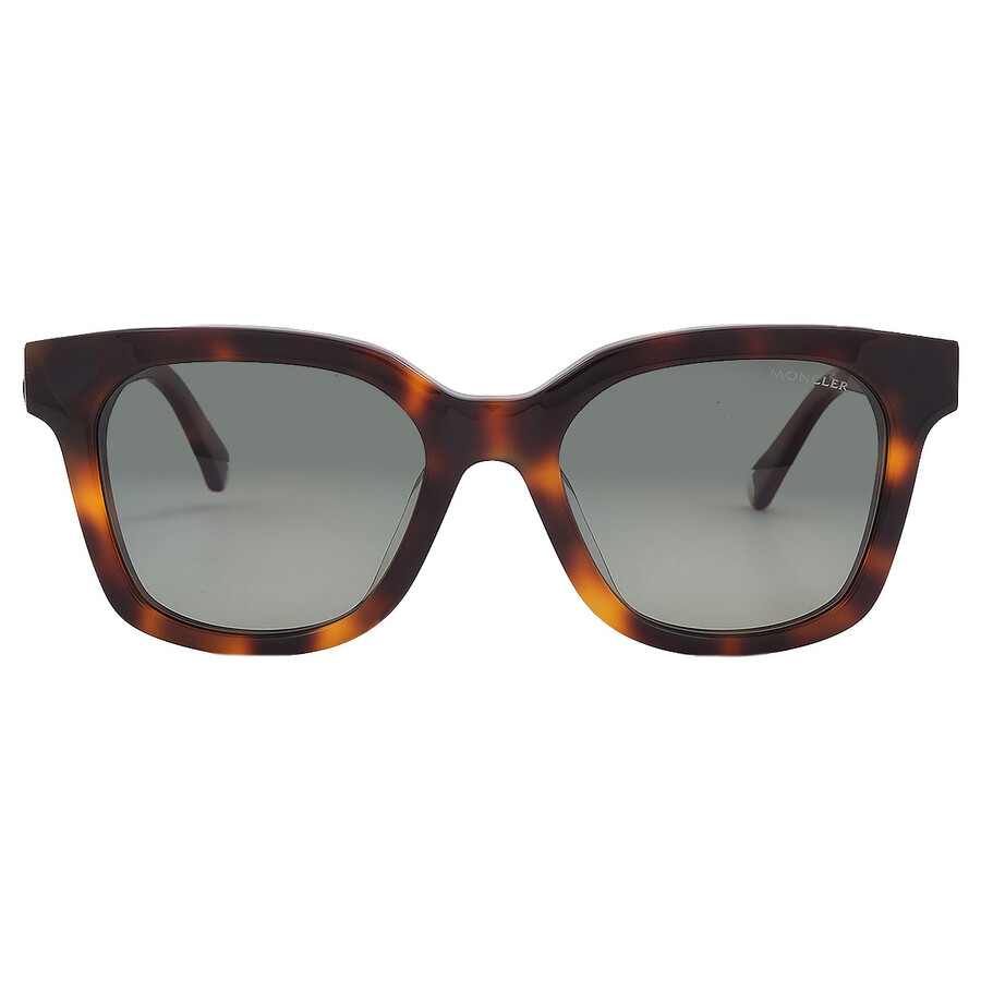 MONCLER スクエアフレムサンクラス ML0266F 52R Moncler Audree Green Square Ladies Sunglasses ML0266-F 52R