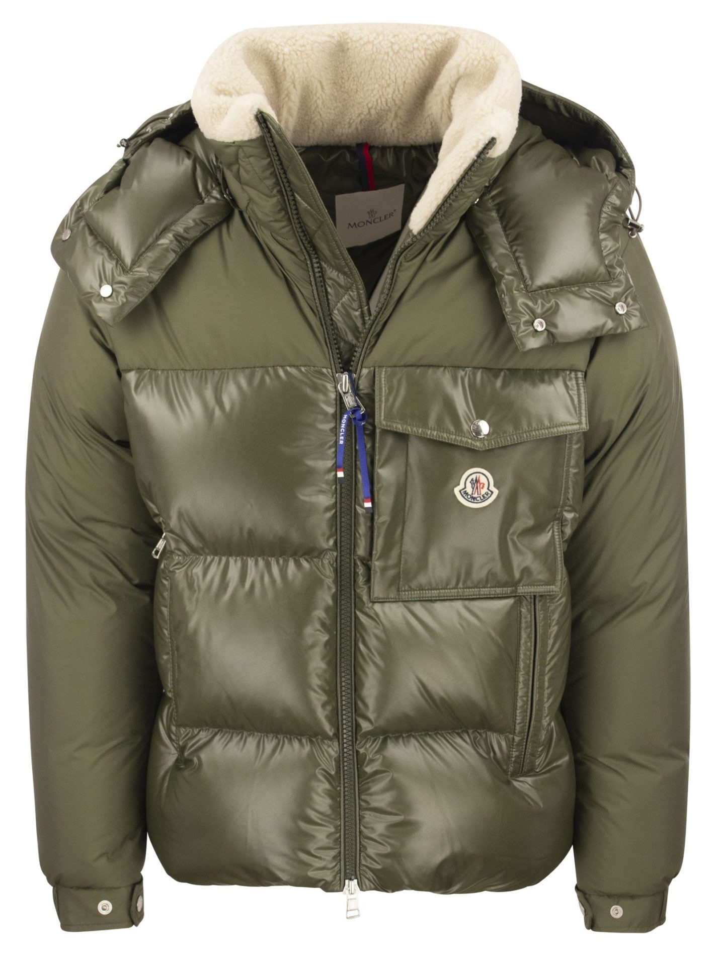 Moncler Bayuda Short Down Jacket, Brand Size 5 (XX-Large