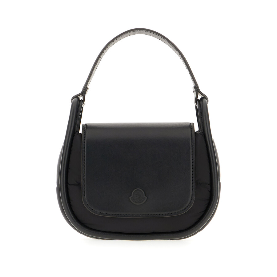 Moncler Black Nylon Mini Tiarna Handbag In Black