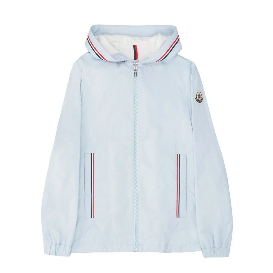 Boys Logo Patch Hooded Jacket