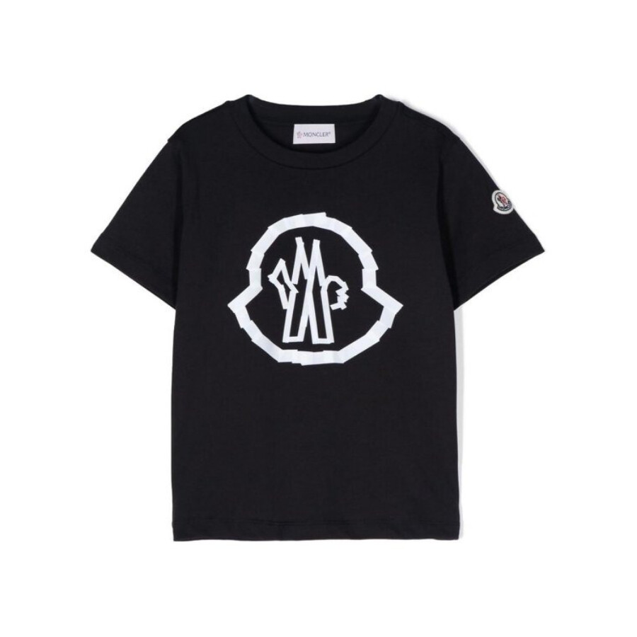 セ*犬様 モンクレールTシャツ MONCLER (モンクレール) 筆記体ロゴ クルーネック 半袖 Tシャツ