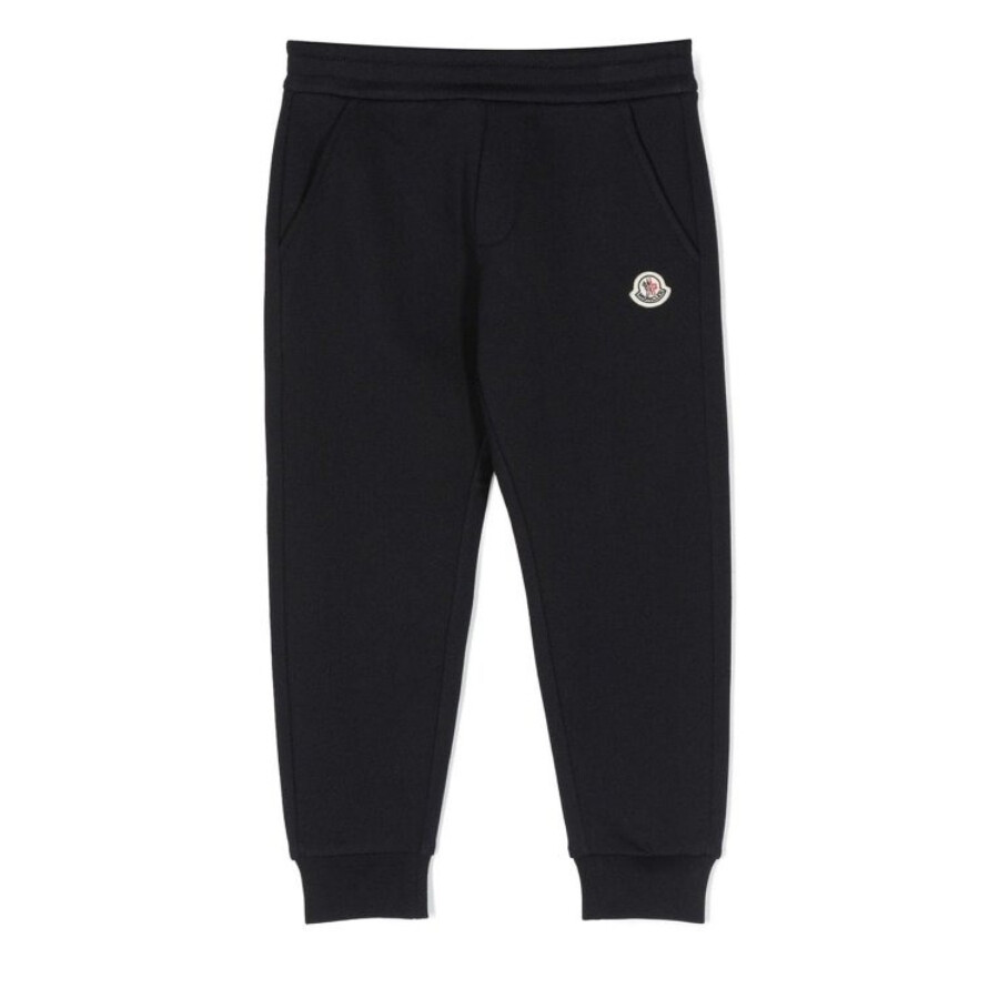 Boys Logo-Patch Cotton Track Pants