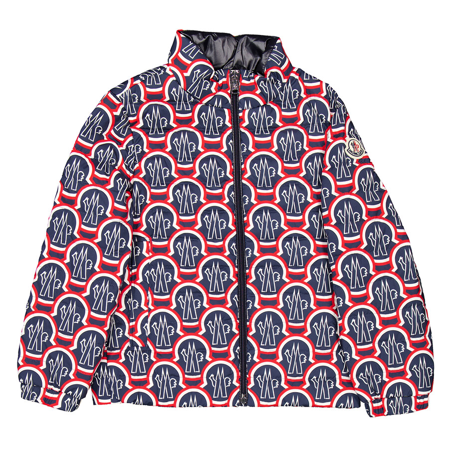 Boys Mascotte Logo Print Padded Jacket