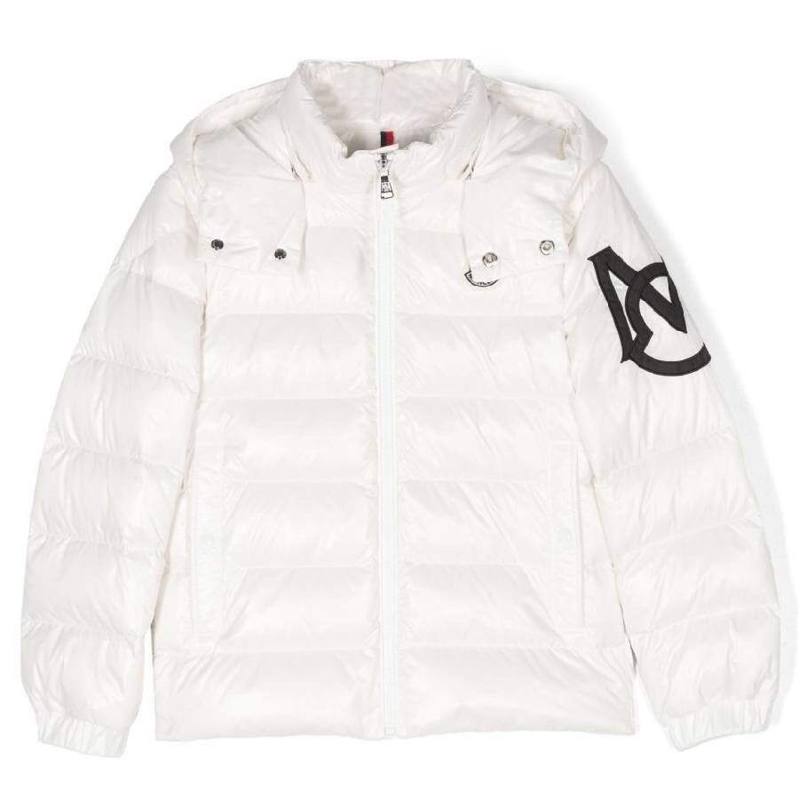 Boys Saulx Quilted Logo-Patch Jacket, Size 4Y