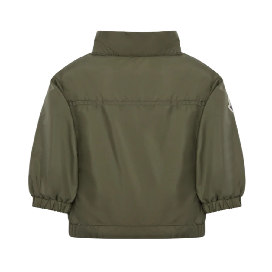 Moncler Boys Water-repellent Polyamide Jacket In Green