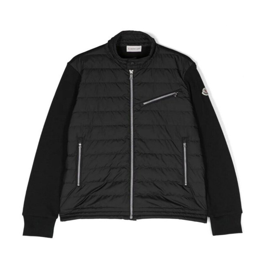 Boys Zip-Up Logo-Patch Padded Jacket