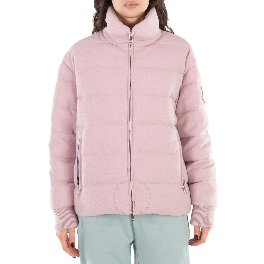 ジャケット MONCLER Women Outer 093 1A001 80 54A1K51U PINK Moncler Cayeux Short Puffer Jacket, Brand Size 1 (Small