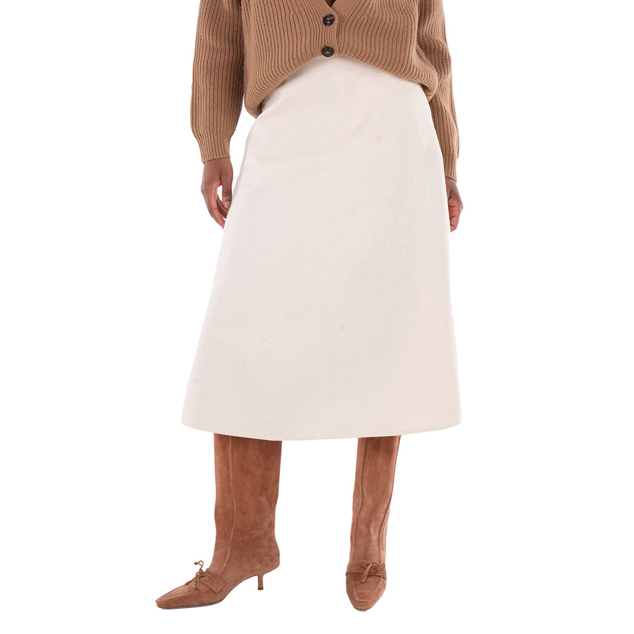 Cotton Midi Skirt