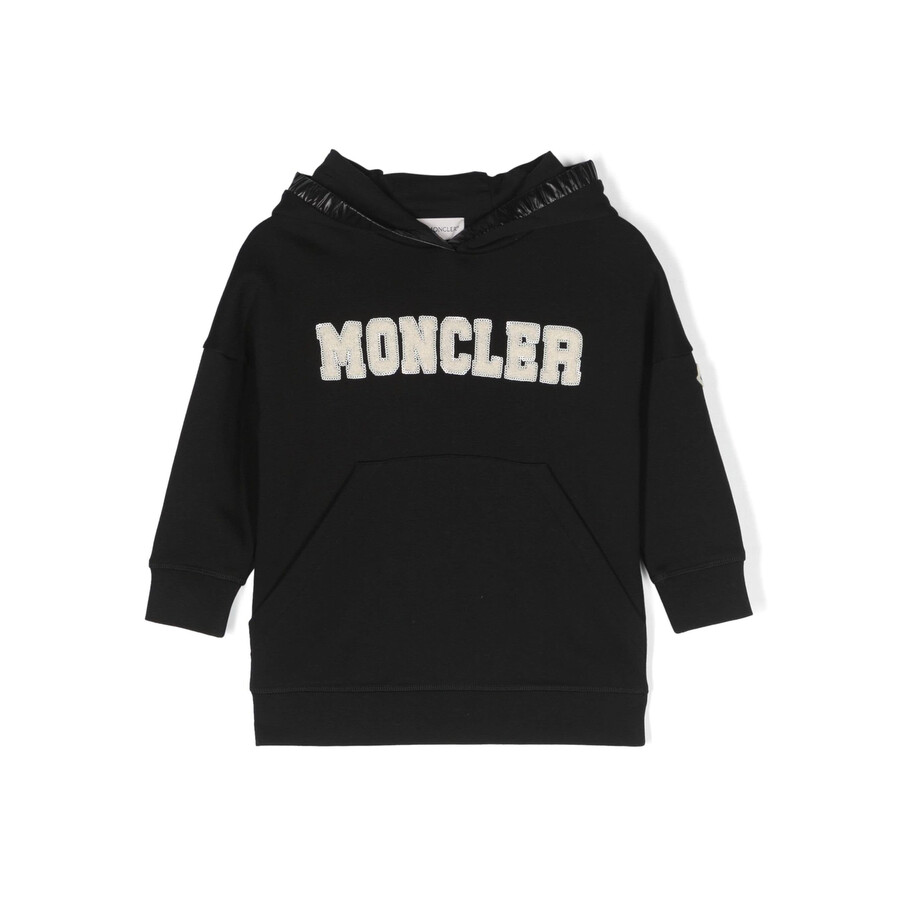 Moncler Cotton Sweatshirt In Black