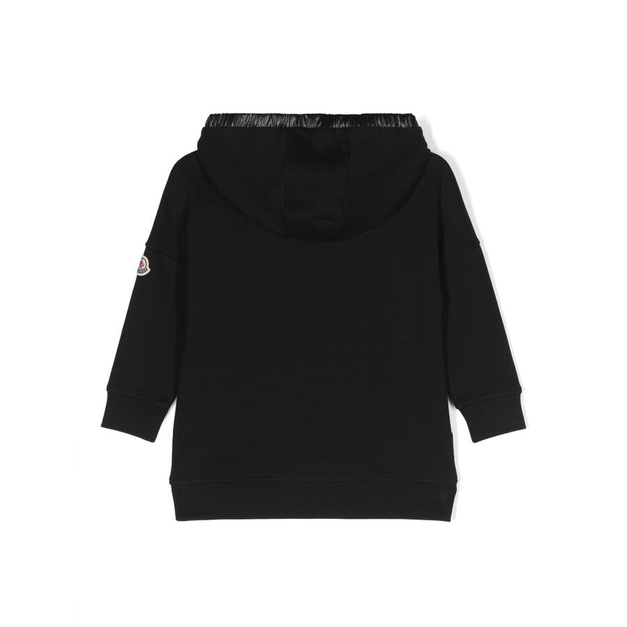 Moncler Cotton Sweatshirt In Black