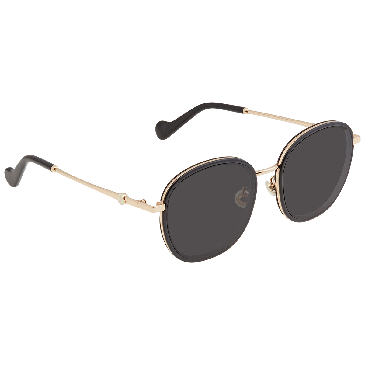 Moncler Dark Grey Round Unisex Sunglasses ML0111K 28A 57
