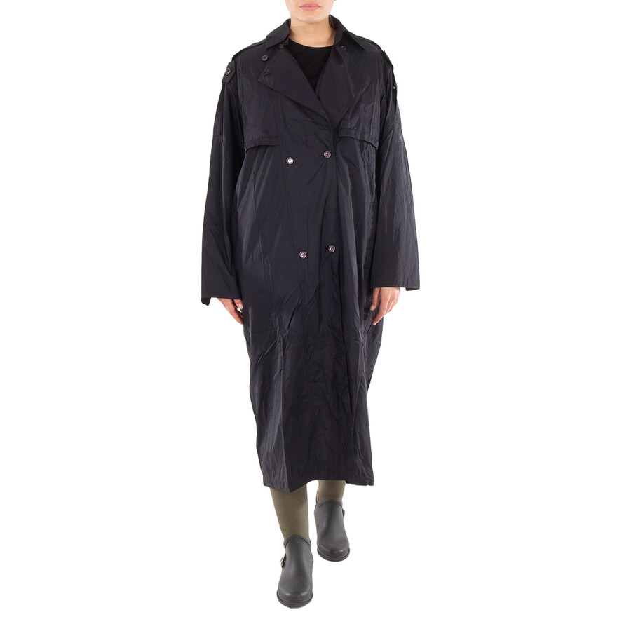Deva Logo-Patch Trench Coat