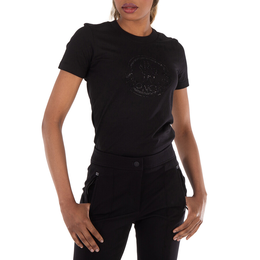 Embellished- Crystal Logo T-Shirt