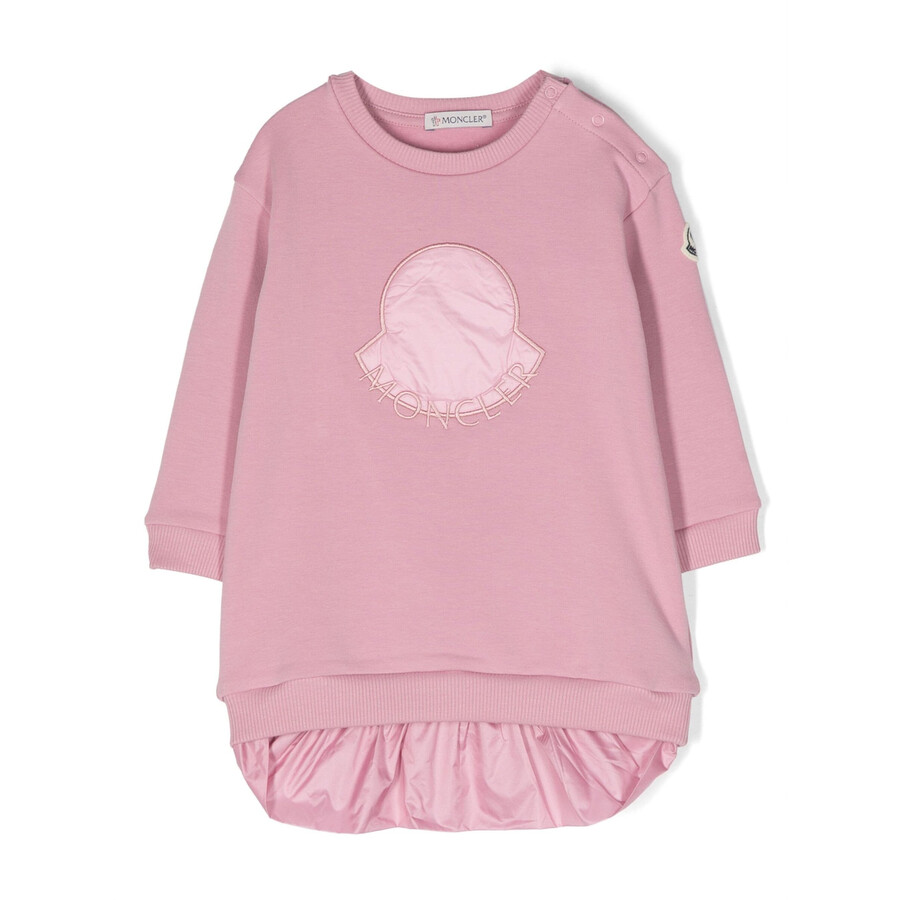 Enfant Logo-Embroidered Crew-Neck Dress