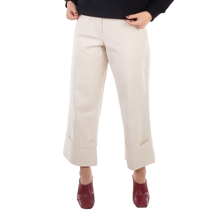 Genius Cropped Cotton Trousers