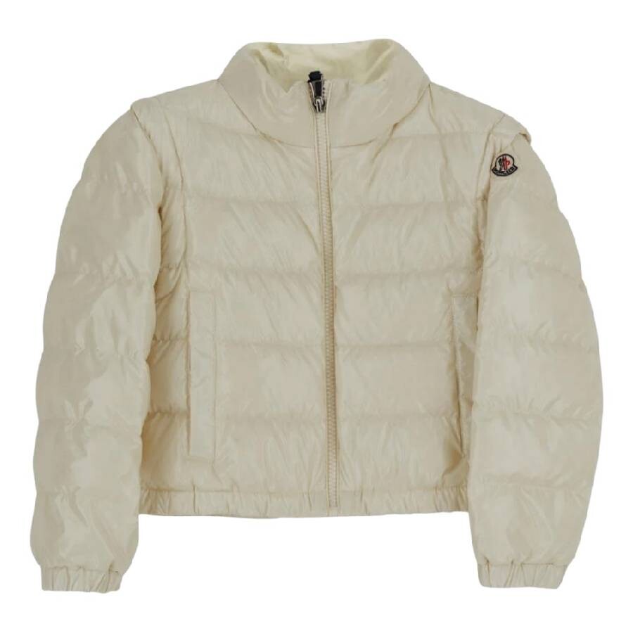 Girls Applique Logo Quilted Jacket