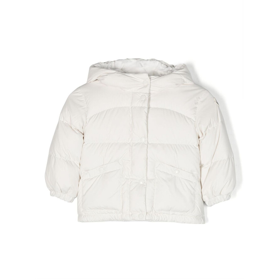 Girls Ebre Logo-Embroidered Padded Jacket