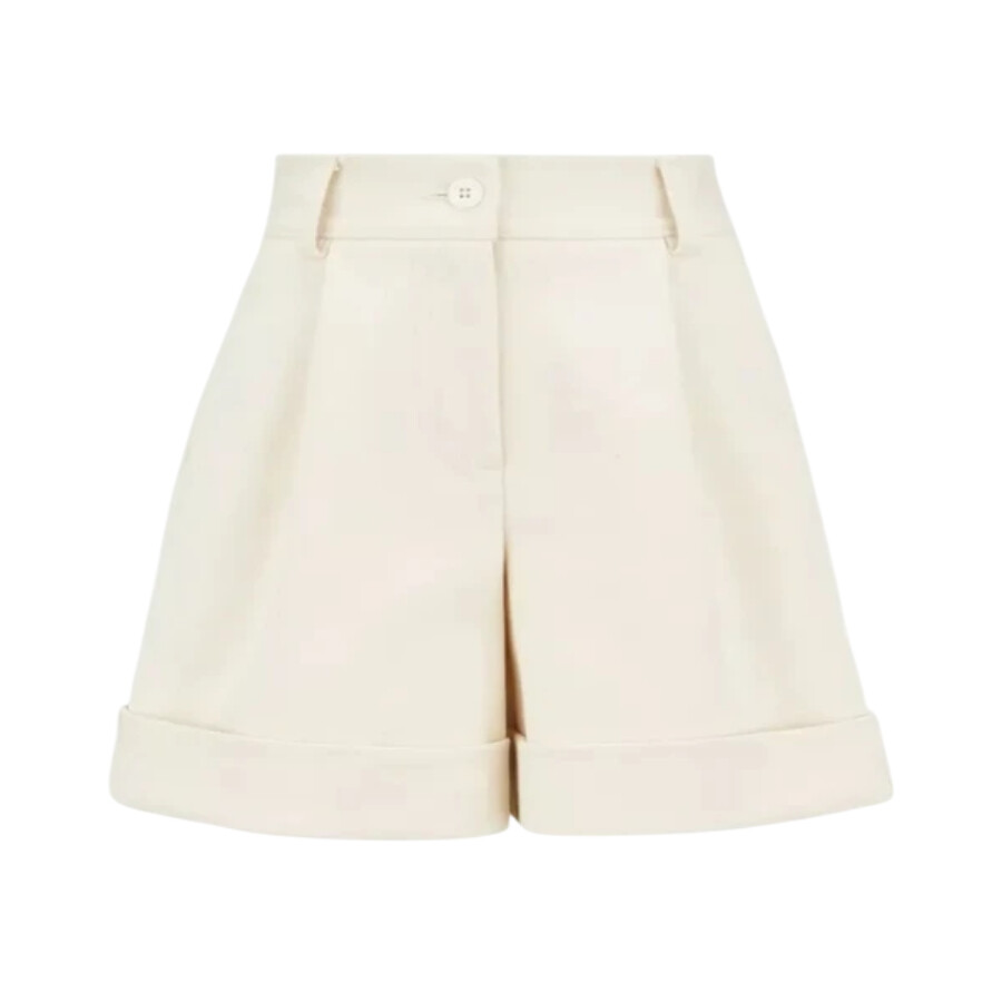 Girls High Waisted Cotton Shorts