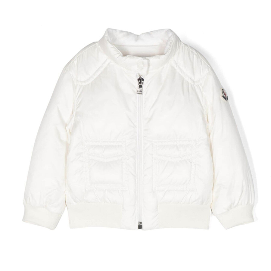 Moncler Girls Jucar Down Bomber Jacket, Size 3Y I29511A00001