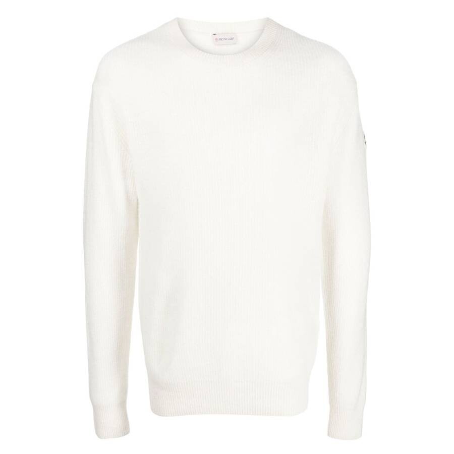 Shop Girocollo Tricot Virgin Wool-Blend Jumper on Sale at