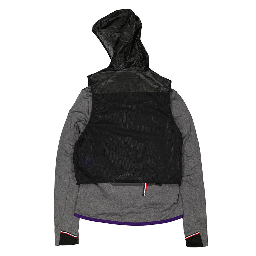 Moncler Day-namic Sweatshirt With Vest Grey In Grey