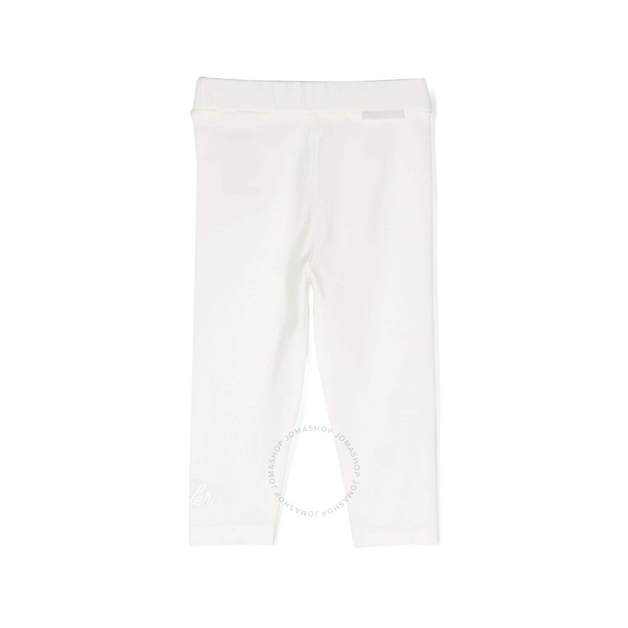 Moncler Kids Logo-lettering Jersey Leggings