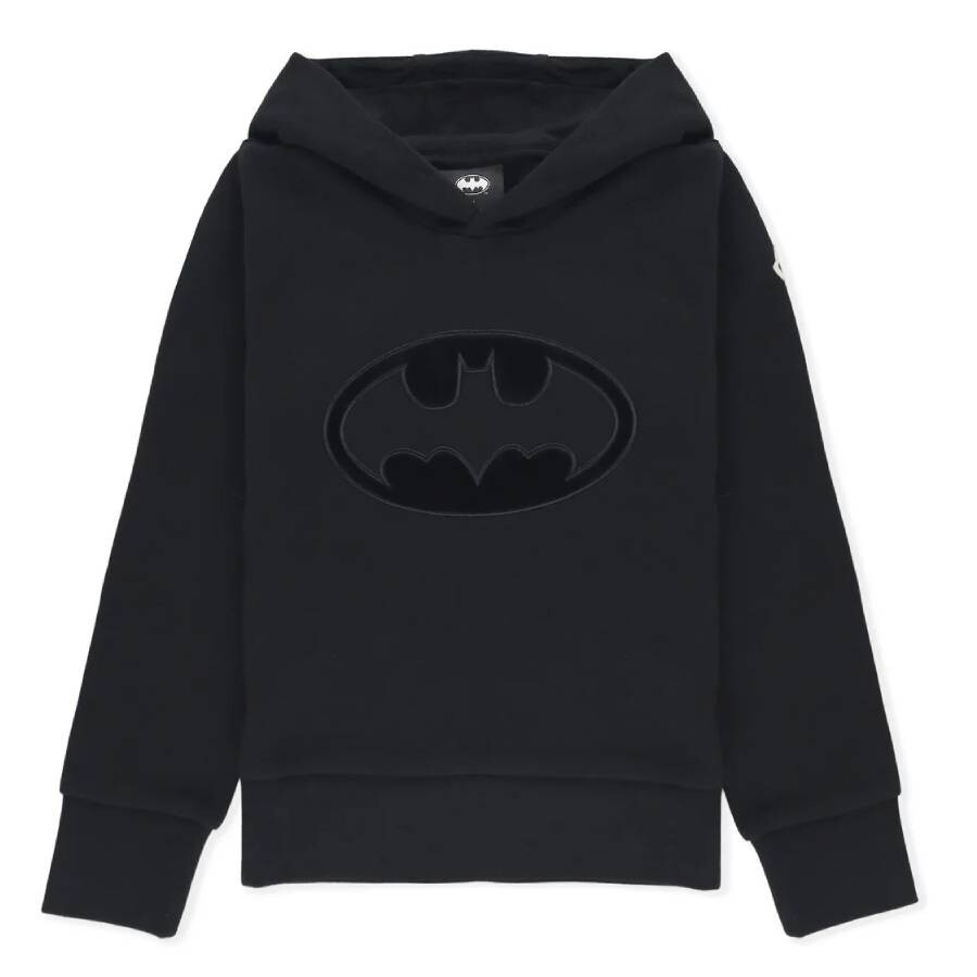 Kids Batman Logo Cotton Hoodie