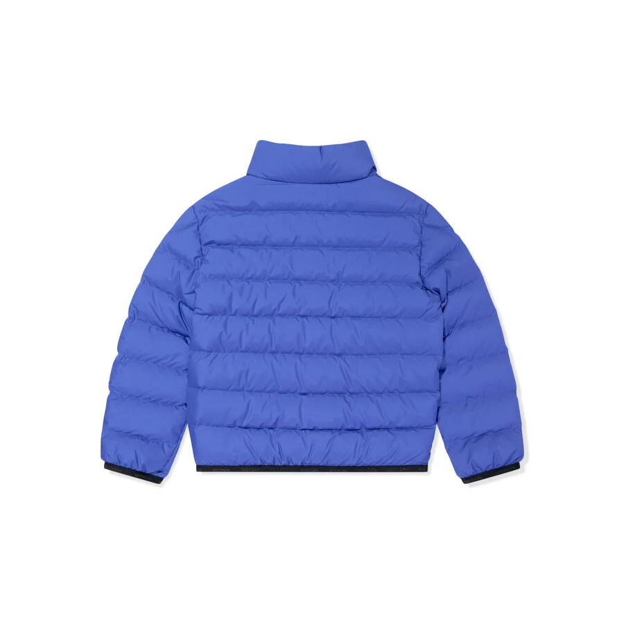Moncler Kids Baudinet Puffer Down Jacket In Blue
