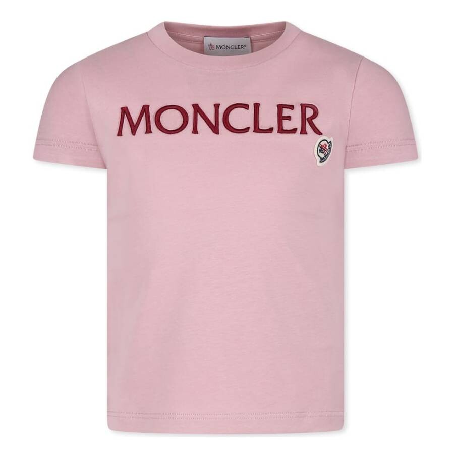 Kids Logo Embroidered Jersey T-Shirt