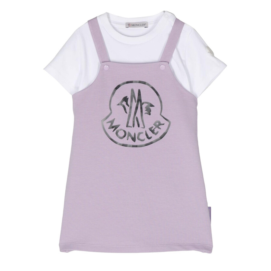 Kids Logo Print Romper Set