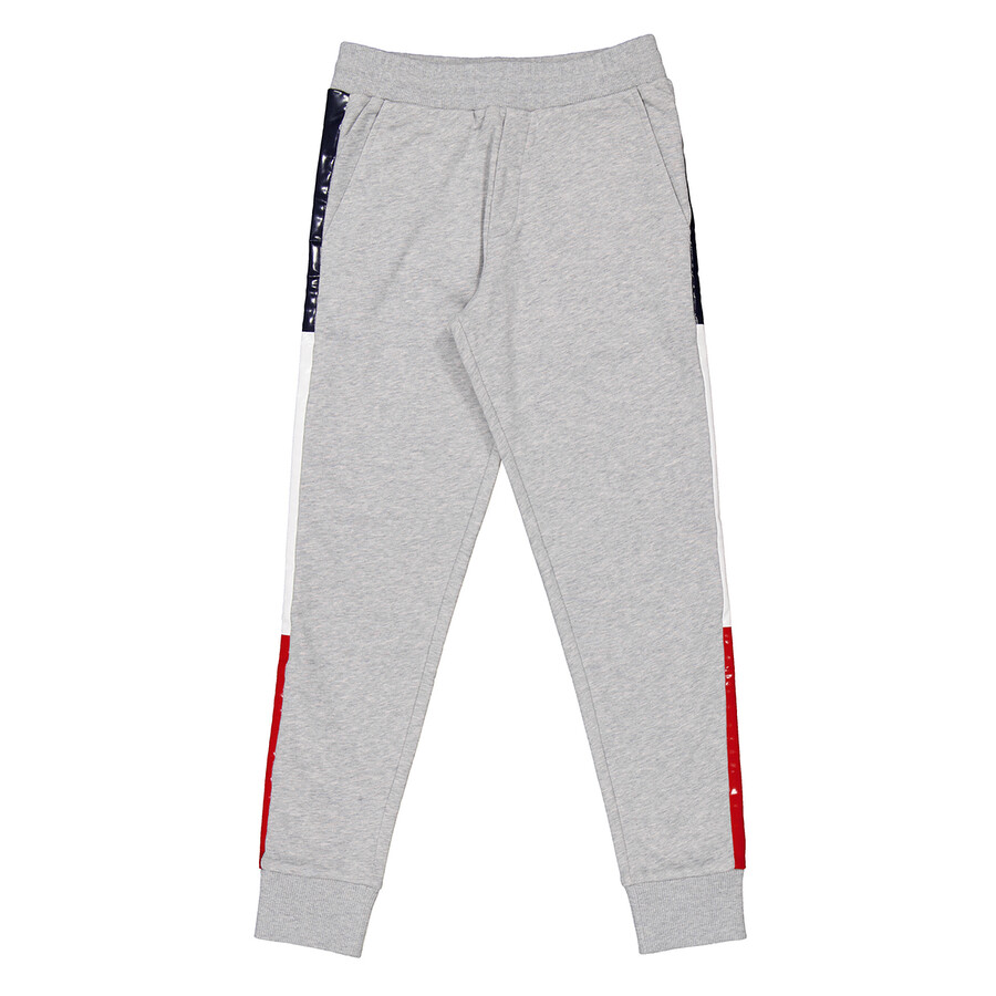 Kids Logo Stripe Cotton Sweatpants
