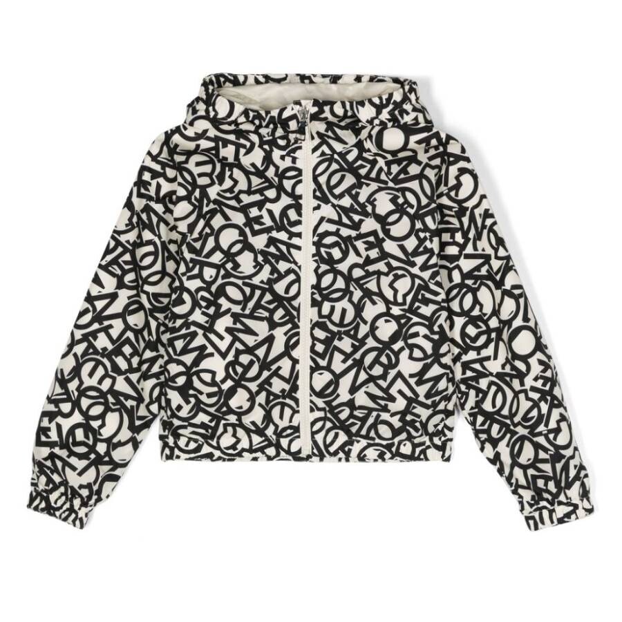 Kids Maisha Logo Print Hooded Jacket