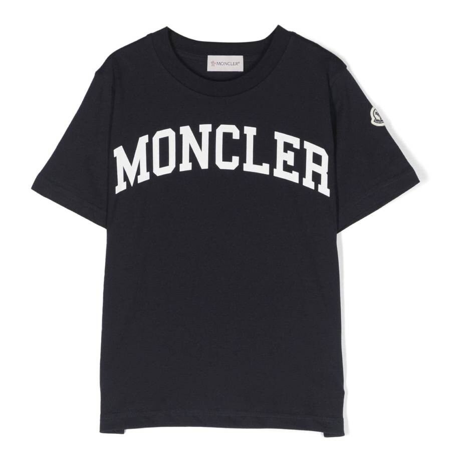 Kids Navy Short-Sleeve Logo T-Shirt