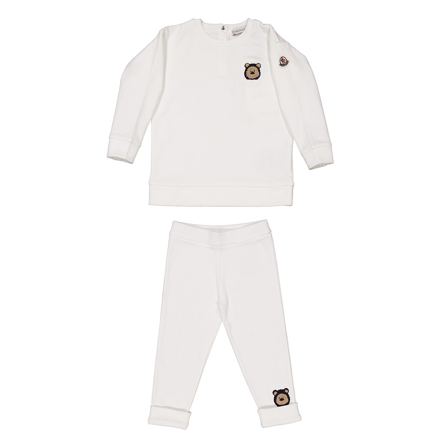MONCLER MONCLER KIDS TEDDY TRACKSUIT SET