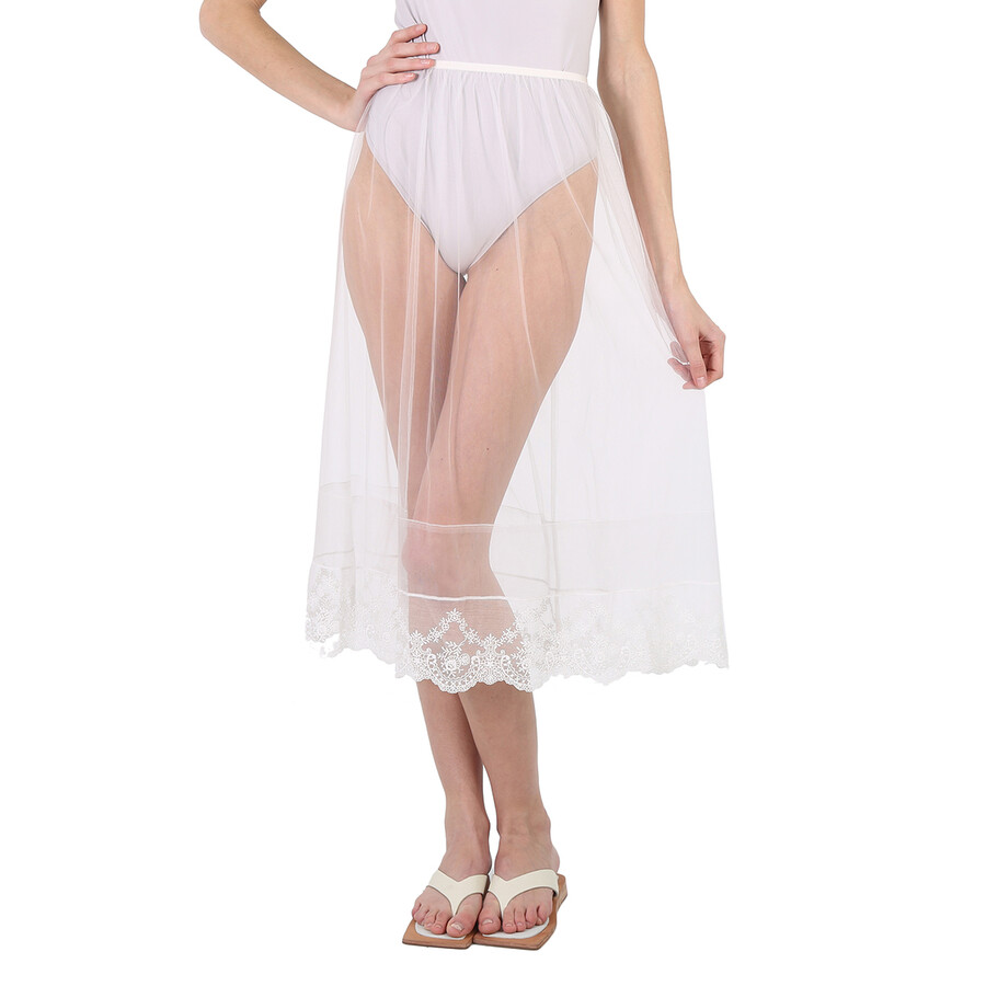 Layered Tulle Midi Skirt, Brand Size 38 (US SIze 0)