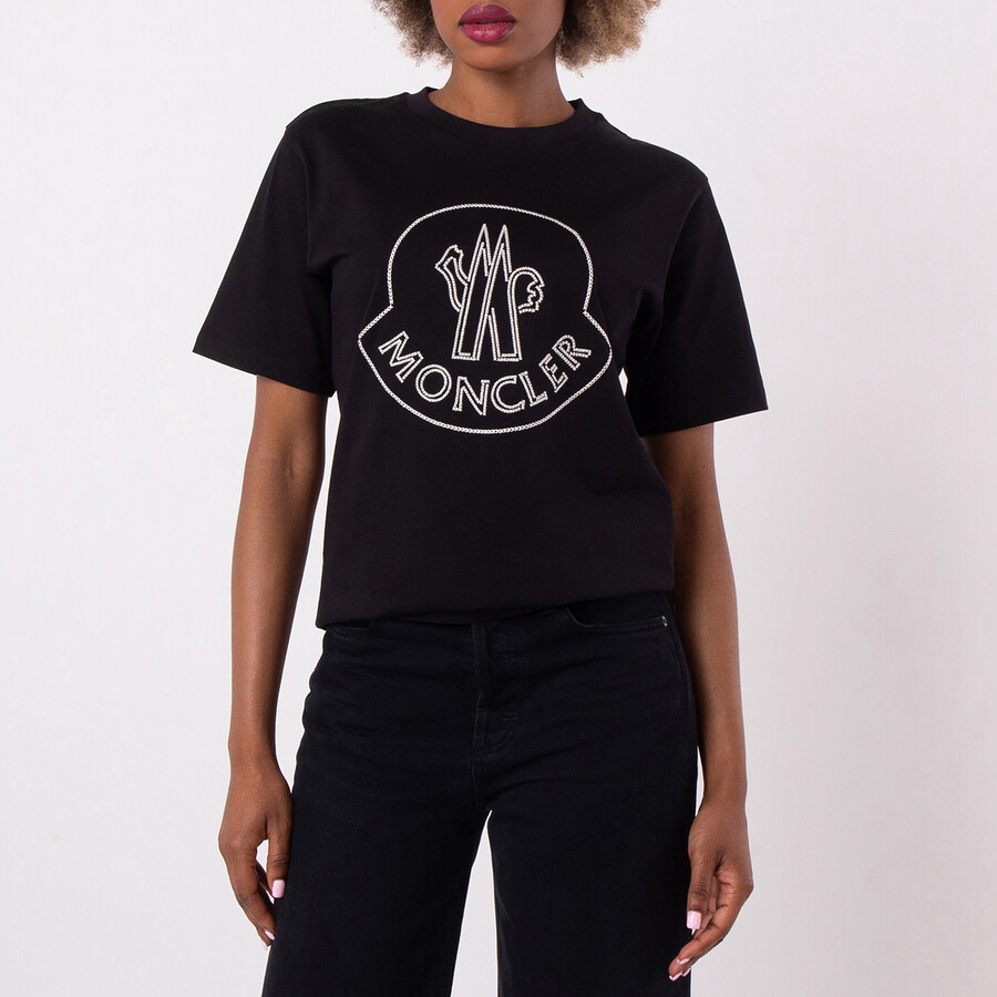 Logo Embellished Classic Cotton T-Shirt