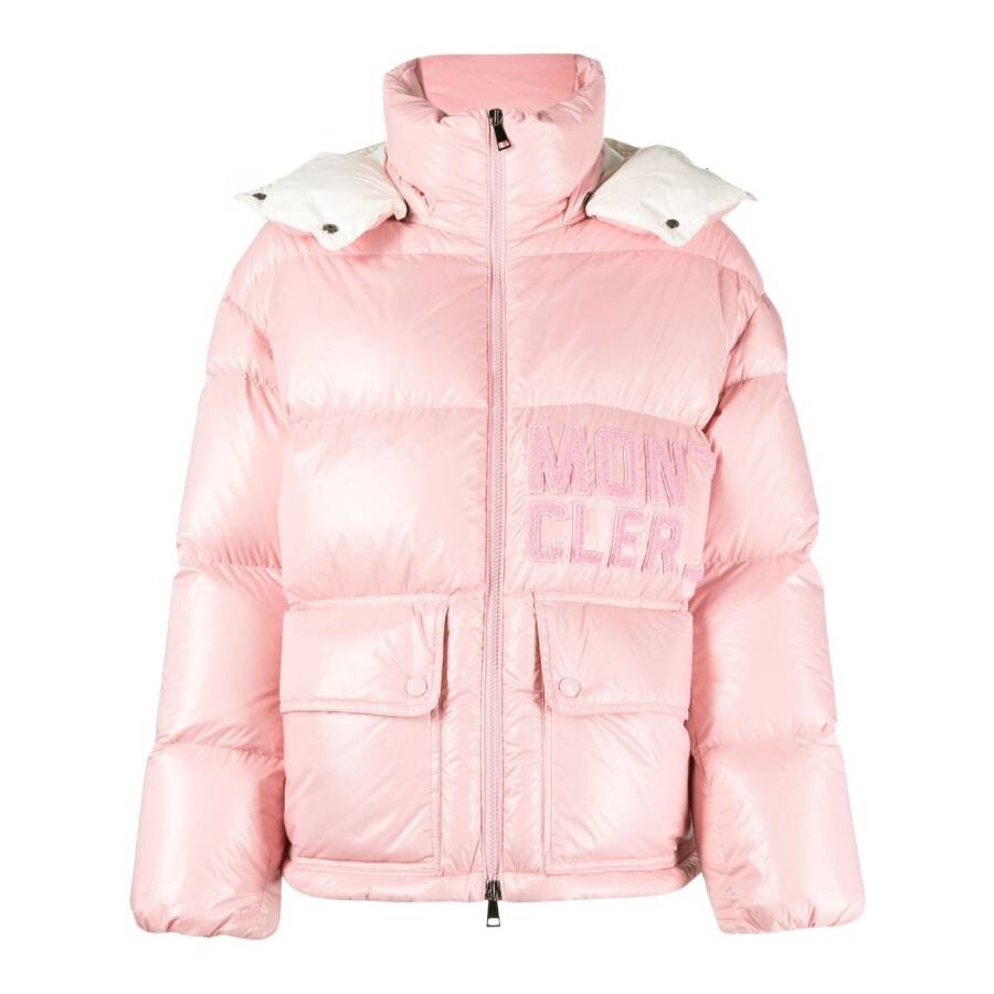 Moncler Logo-Applique Long Sleeve Padded Jacket, Brand Size