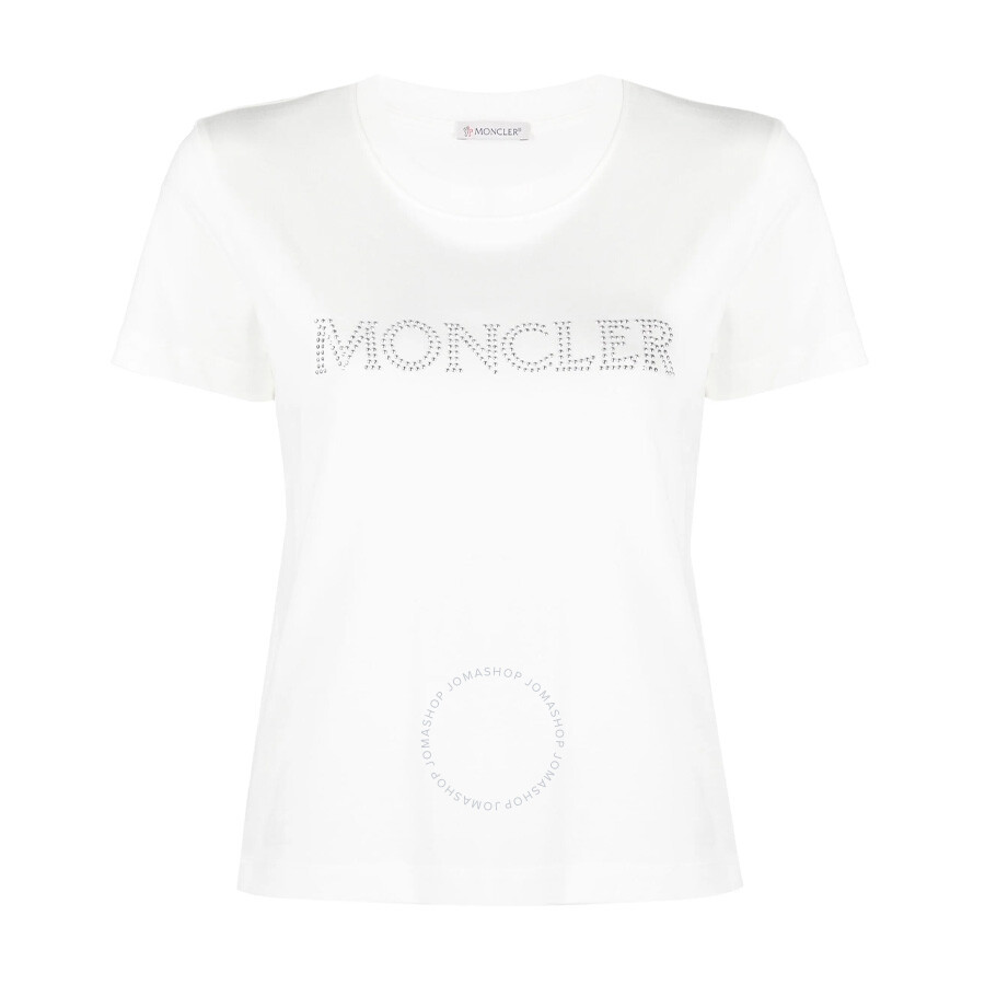 Moncler Logo-Embellished Cotton T-Shirt, Size Large