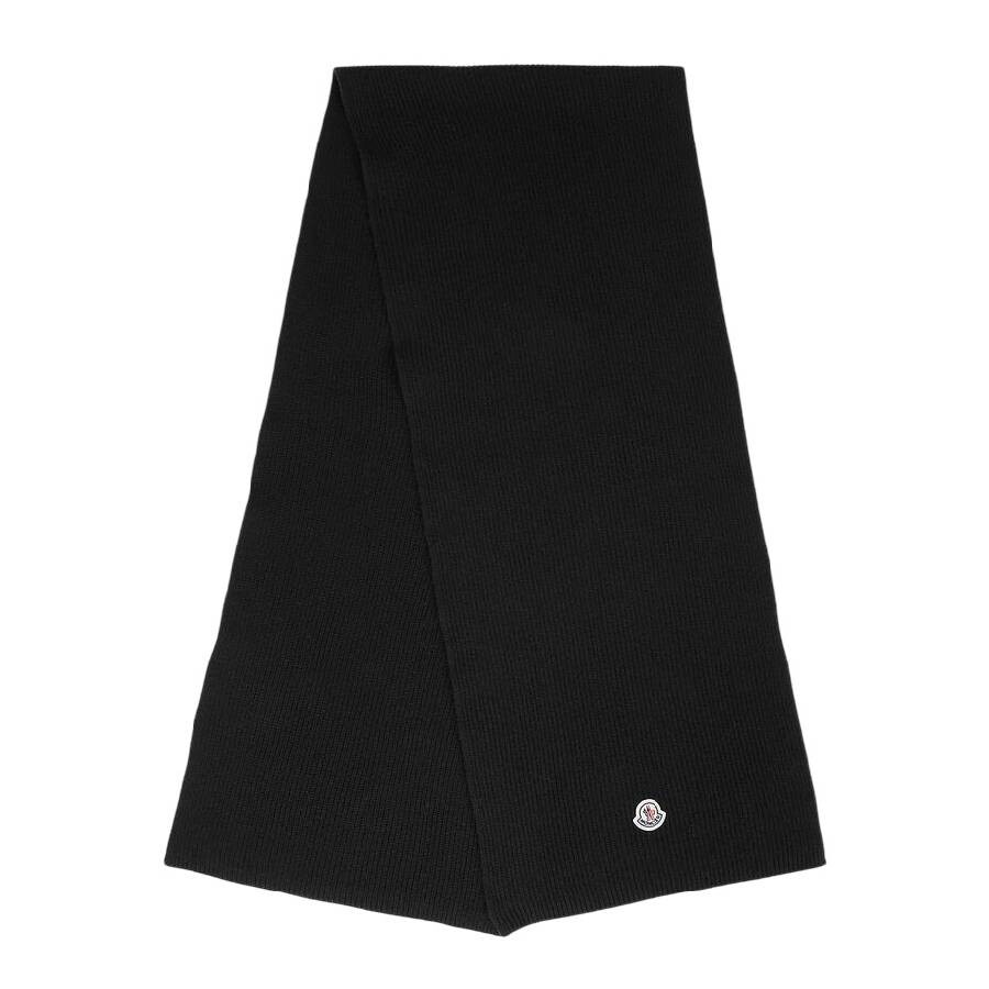 Logo-Patch Cashmere Scarf