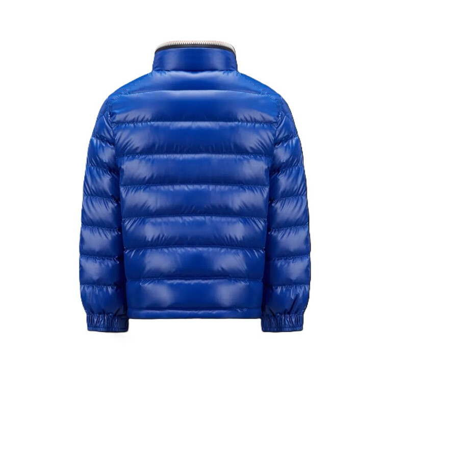 Moncler Logo-patch Padded Jacket In Green