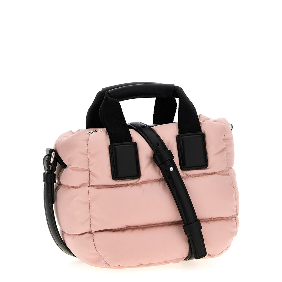 Moncler Pink Micro Caradoc Tote Bag In Pink