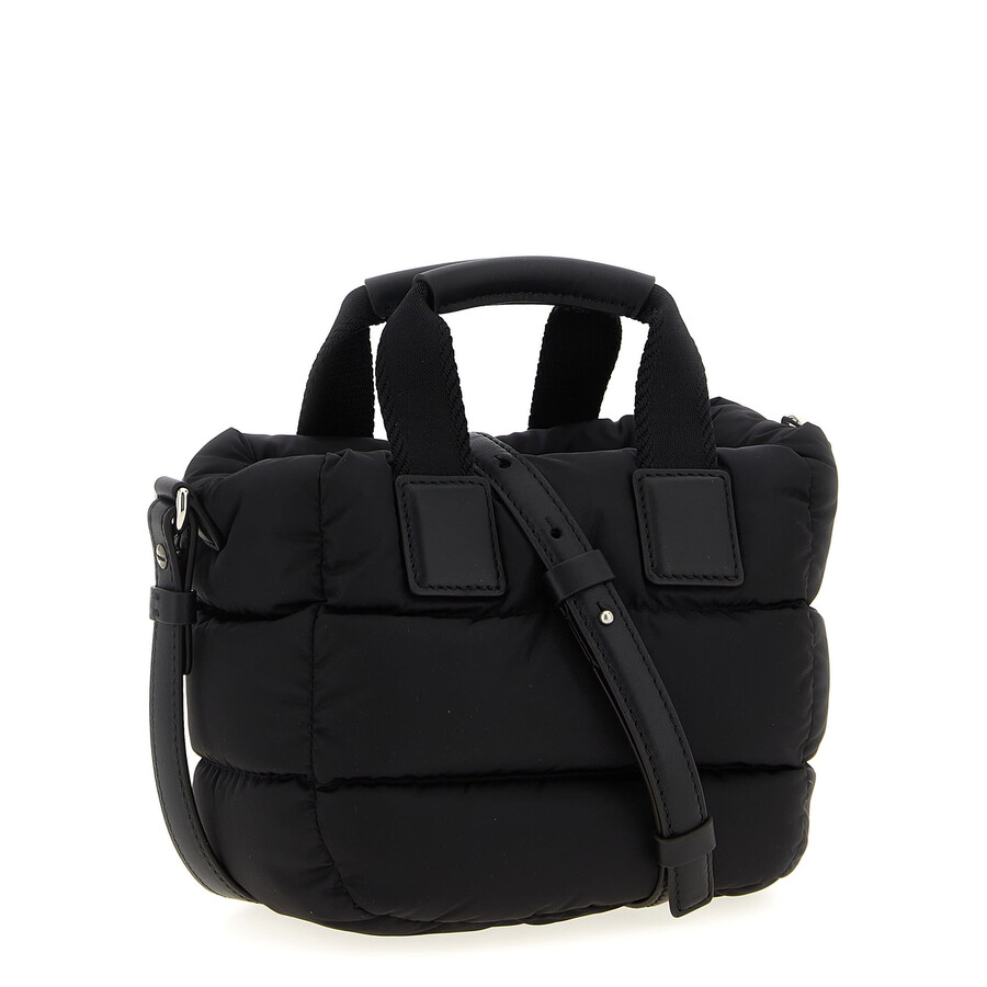 Moncler Micro Caradoc Handbag In Black