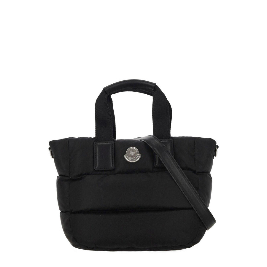 Moncler Mini Caradoc Tote Bag In Black