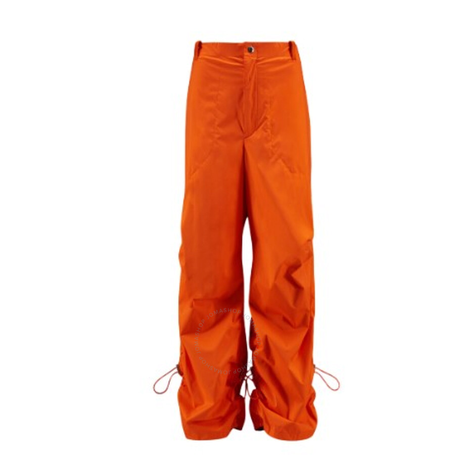 Moncler Nylon Pants In Orange