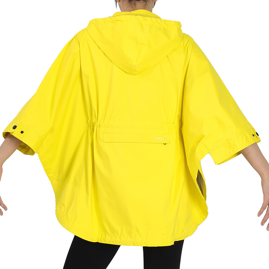 Moncler Vorassay Cape-sleeve Packable Windbreaker Jacket In Open Yellow